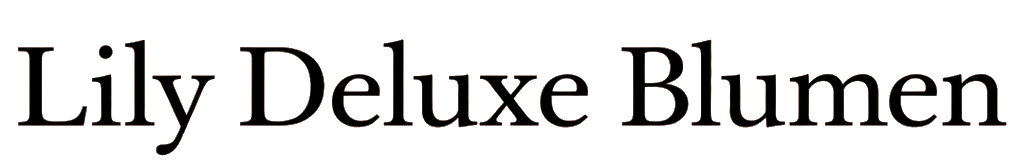 Lily - Deluxe - Blumen - Logo